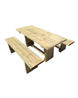 Mesa de piquenique MASGAMES CALELLA com bancos independente