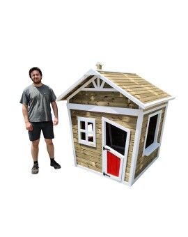 Casinha infantil de madeira em painéis Masgames FADA