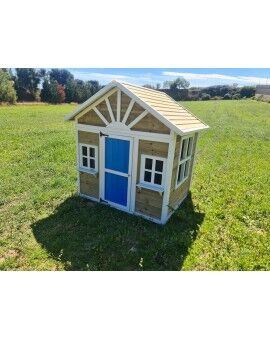 Casinha infantil de madeira em painéis Masgames VISBY