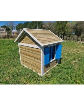 Casinha infantil de madeira em painéis Masgames VISBY