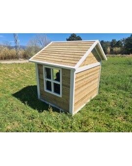 Casinha infantil de madeira em painéis Masgames VISBY
