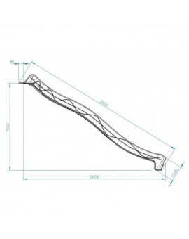 Rampa de escorrega MASGAMES XL (altura 150 cm)