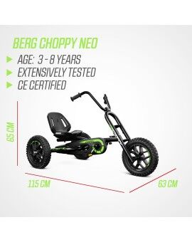 Triciclo a pedal BERG Choppy Neo