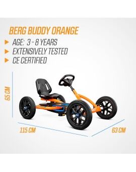 Carro de pedais BERG Buddy B-Orange