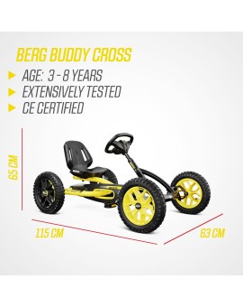 Carro de pedais BERG Buddy Cross