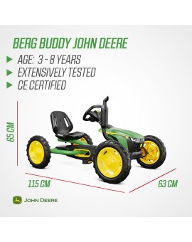 Carro de pedais BERG Buddy John Deere